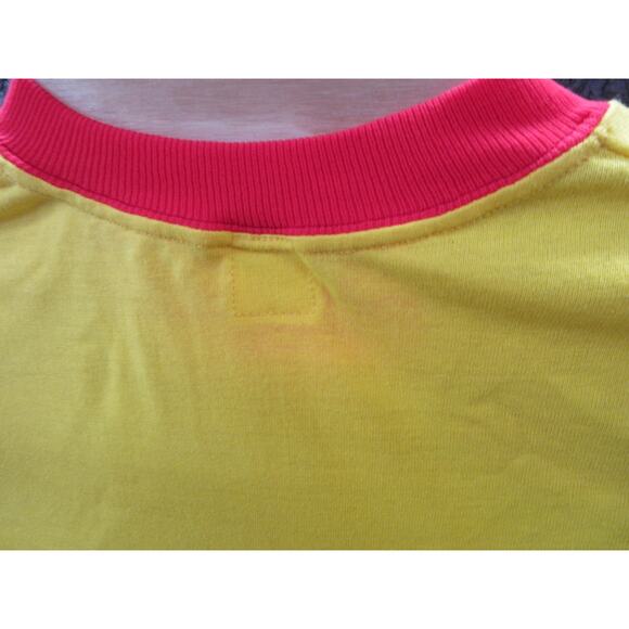 Vintage NWOT Dodger Sportswear Men's Small 100% Orlon Red & Yellow T-Shirt - Picture 11 of 11